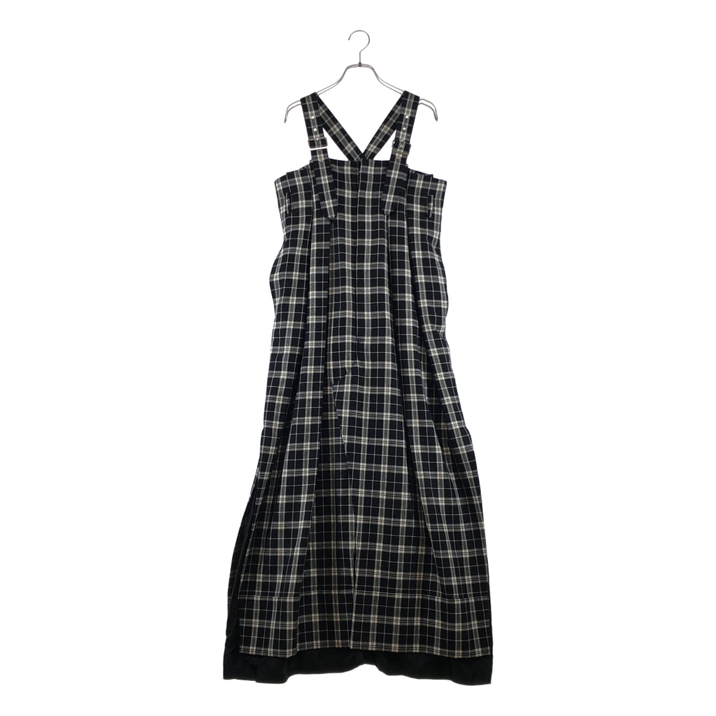 noir kei ninomiya / ノワールケイニノミヤ | 2024AW | チェック ウール サスペンダー パンツ | S | レディース