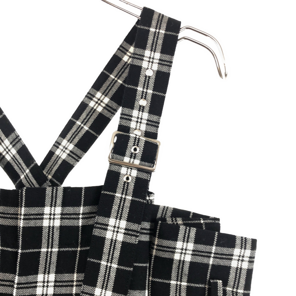 noir kei ninomiya / ノワールケイニノミヤ | 2024AW | チェック ウール サスペンダー パンツ | S | レディース
