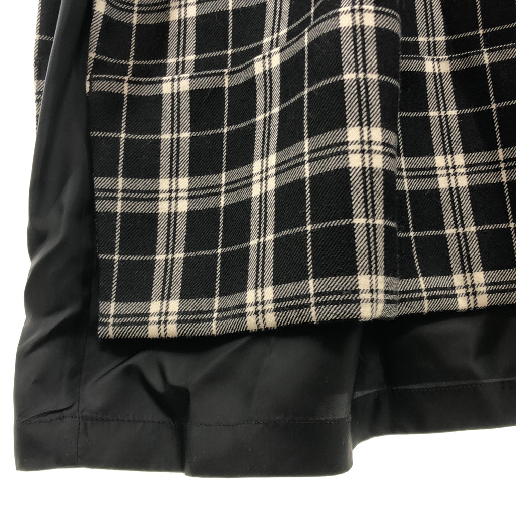 noir kei ninomiya / ノワールケイニノミヤ | 2024AW | チェック ウール サスペンダー パンツ | S | レディース