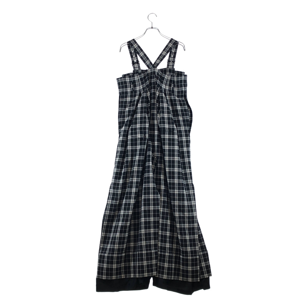 noir kei ninomiya / ノワールケイニノミヤ | 2024AW | チェック ウール サスペンダー パンツ | S | レディース