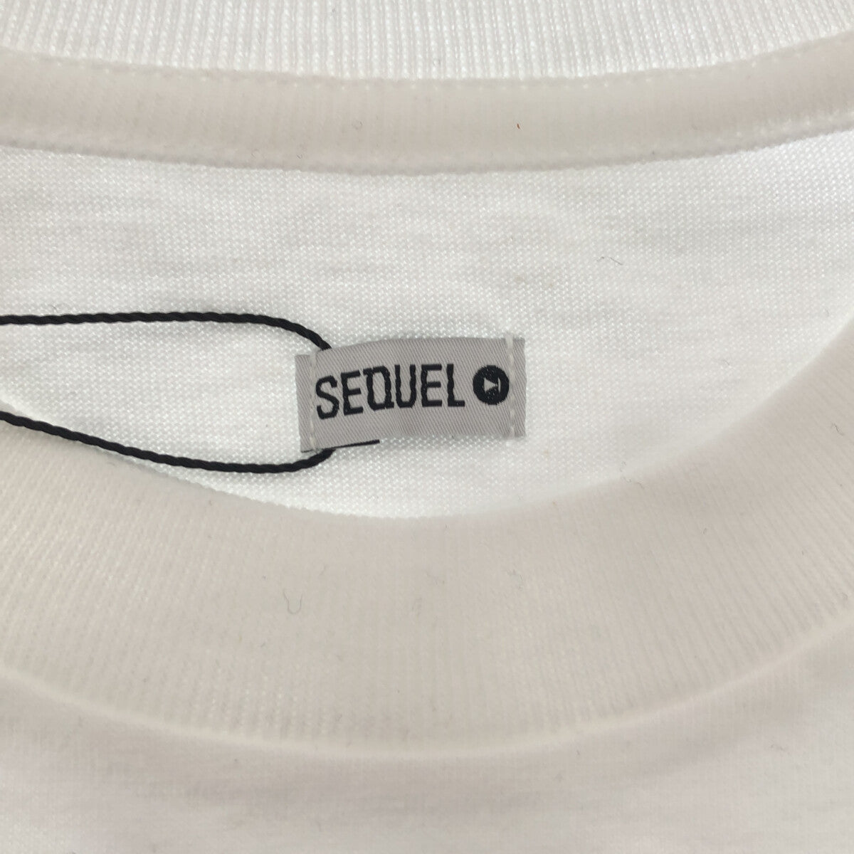 [Good Condition] SEQUEL | 2022AW | Double-sided Print T-shirt / Unisex | S | White | Women's