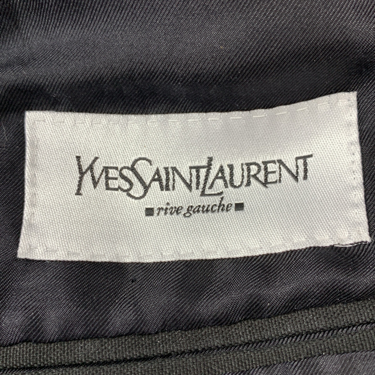 YVES SAINT LAURENT / 이브산 로랑 | 코튼 자수 로고 테일러드 재킷 | 46 | 남성