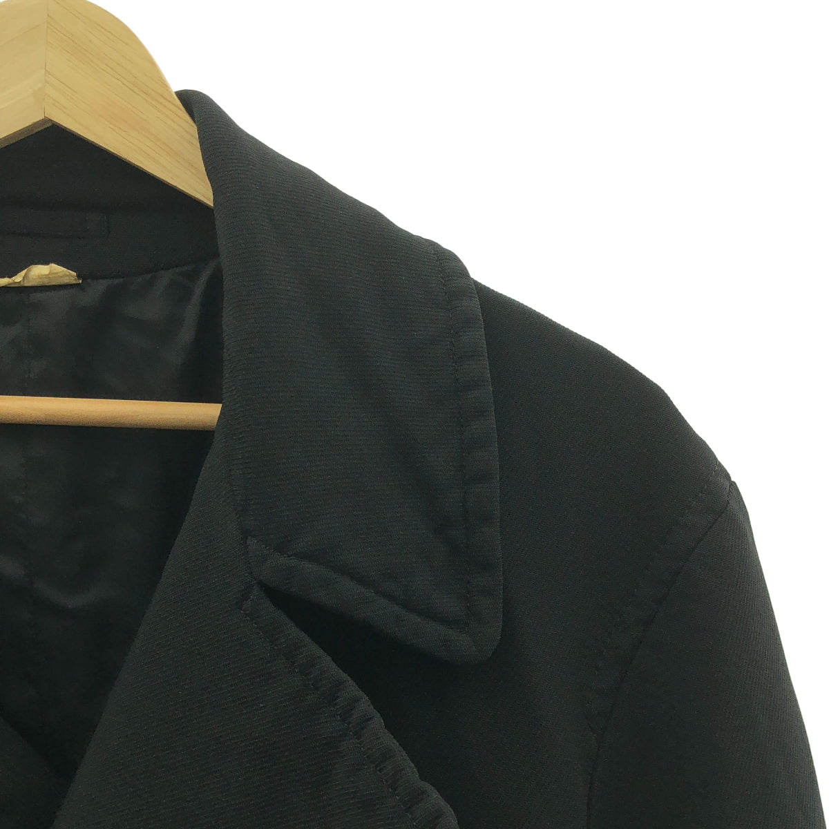 COMME des GARCONS HOMME DEUX / コムデギャルソンオムドゥ | 2020AW | ポリエステル縮絨 トレンチコート | M | ブラック | メンズ