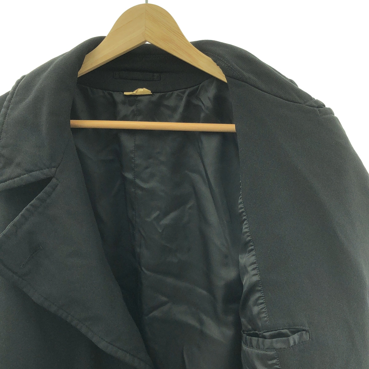 COMME des GARCONS HOMME DEUX / コムデギャルソンオムドゥ | 2020AW | ポリエステル縮絨 トレンチコート | M | ブラック | メンズ