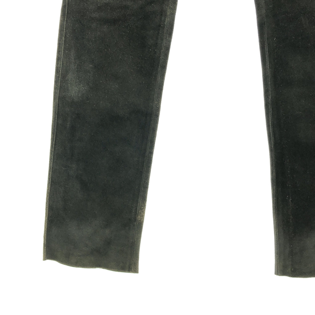 Maison Martin Margiela / メゾンマルタンマルジェラ | 2014SS | 牛革 スエード レザーパンツ | 44 | ダークブラウン | メンズ