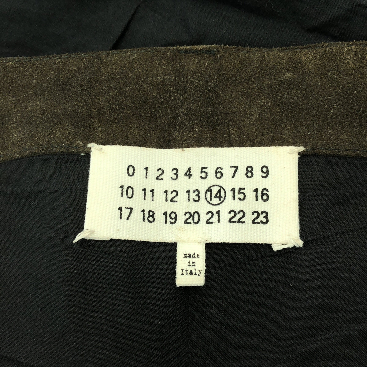 Maison Martin Margiela / メゾンマルタンマルジェラ | 2014SS | 牛革 スエード レザーパンツ | 44 | ダークブラウン | メンズ