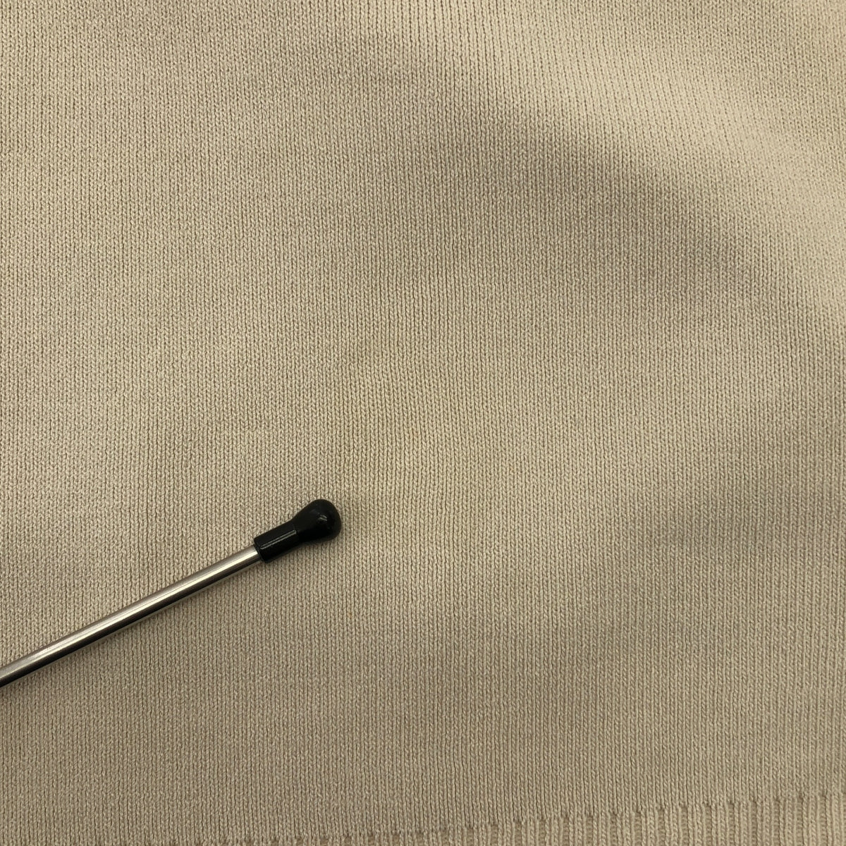 CLANE | 半袖基本款緊密針織衫 | 尺寸 1 | 米色 | 女款