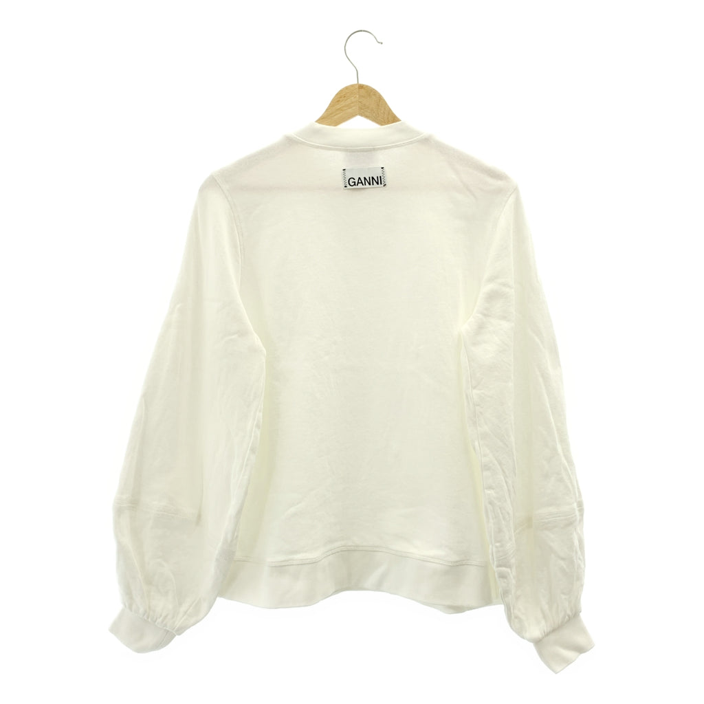 Ganni | Logo 貼片圓領衛衣 | S 碼 | 女款