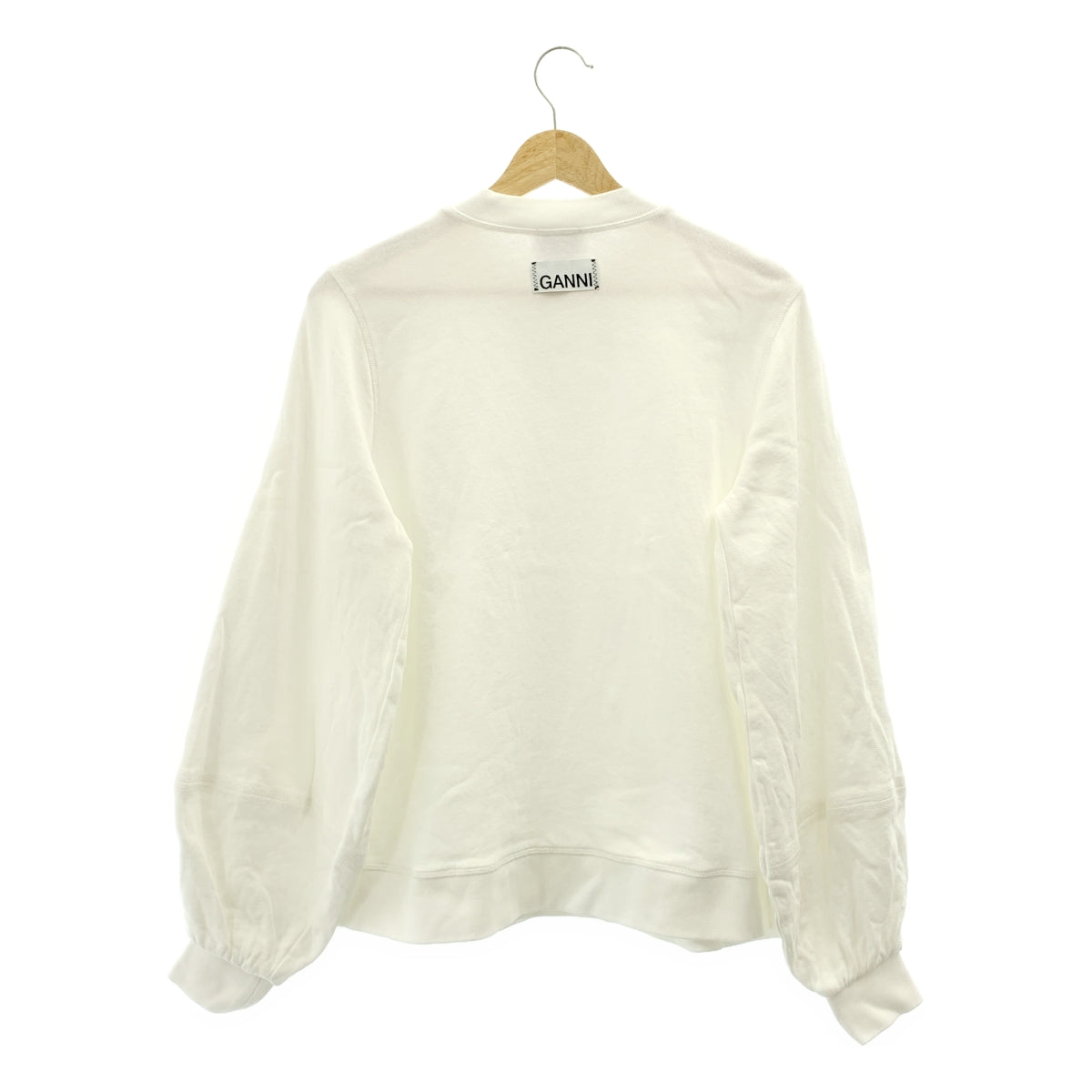 Ganni | Logo 貼片圓領衛衣 | S 碼 | 女款