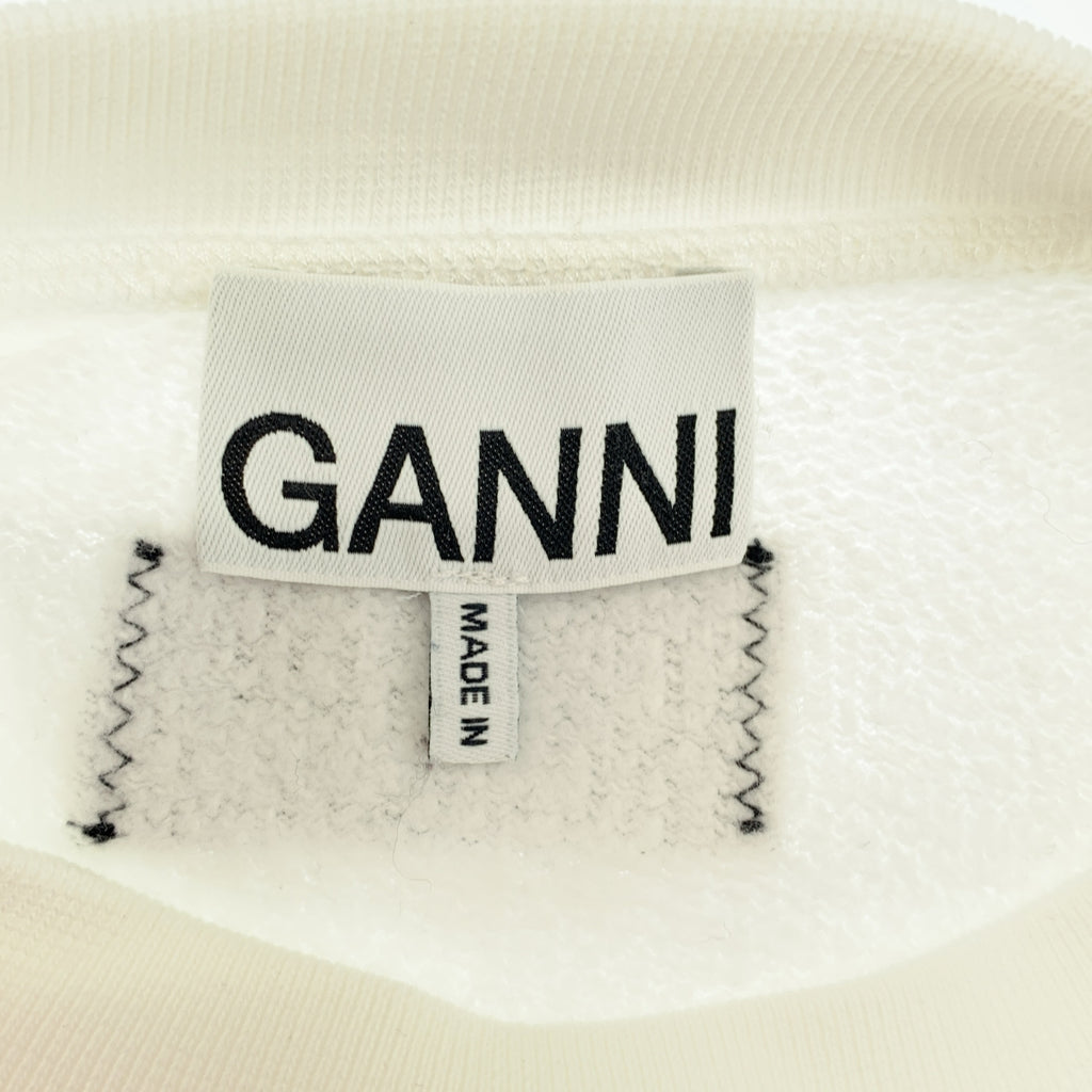 Ganni | Logo 貼片圓領衛衣 | S 碼 | 女款