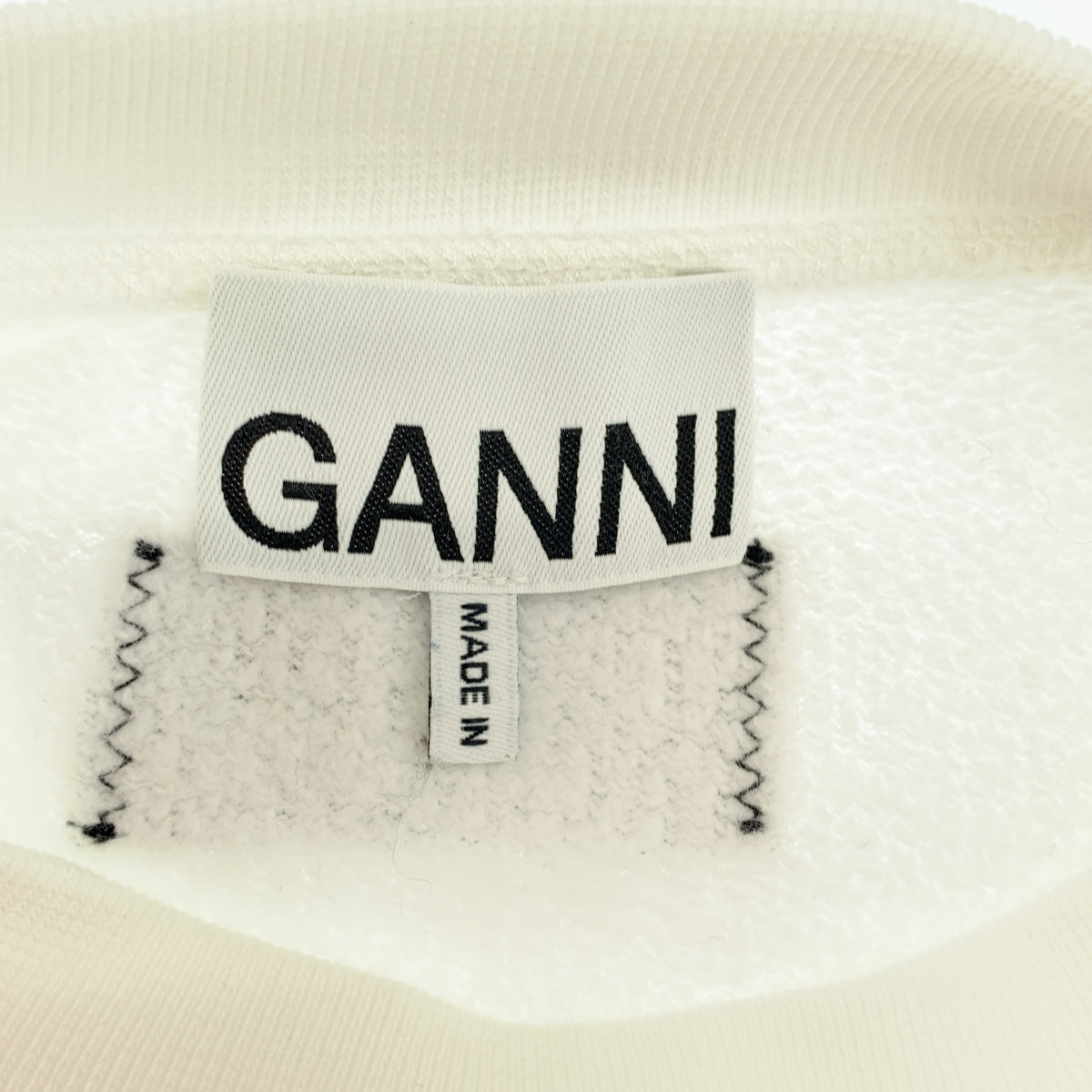 Ganni | Logo 貼片圓領衛衣 | S 碼 | 女款