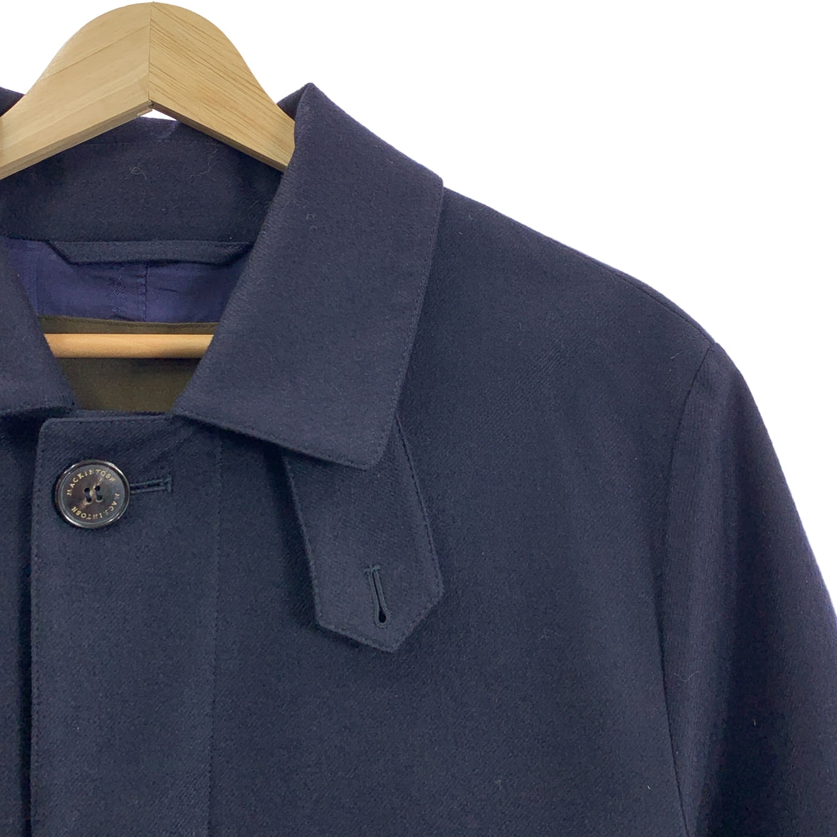 MACKINTOSH / マッキントッシュ | ウール ステンカラーコート | 36 |