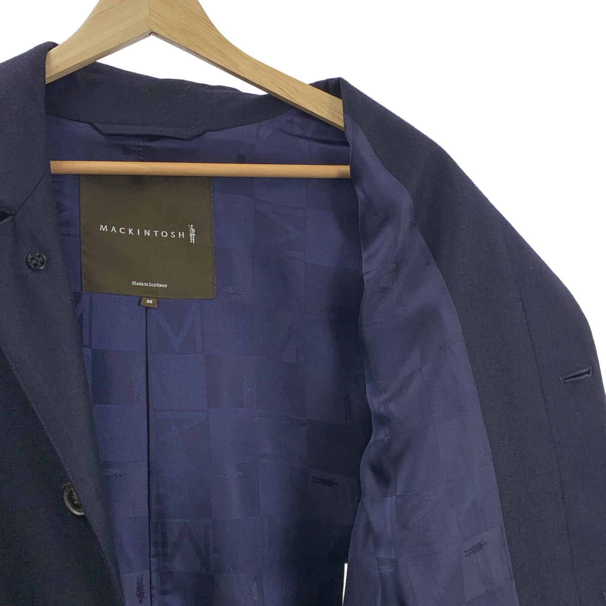 MACKINTOSH / マッキントッシュ | ウール ステンカラーコート | 36 |
