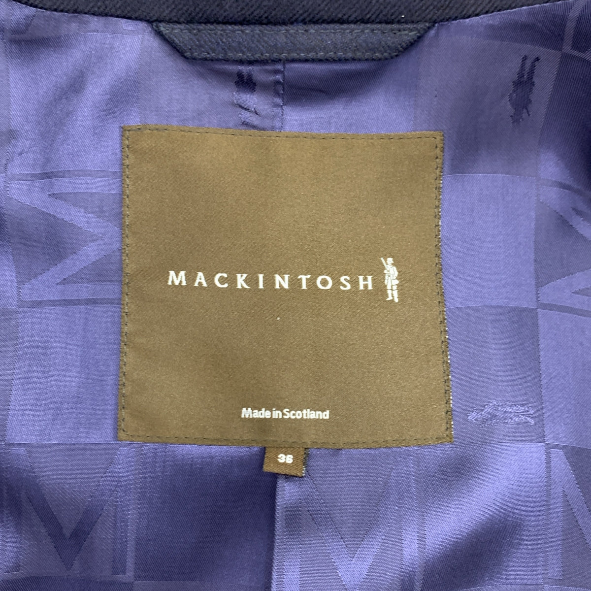 MACKINTOSH / マッキントッシュ | ウール ステンカラーコート | 36 |