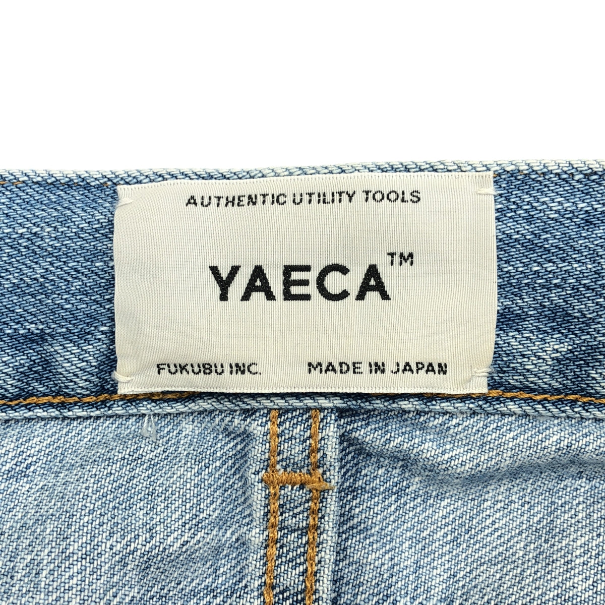 YAECA | 破洞鑲邊直筒牛仔褲 | 尺寸 29 | 女款