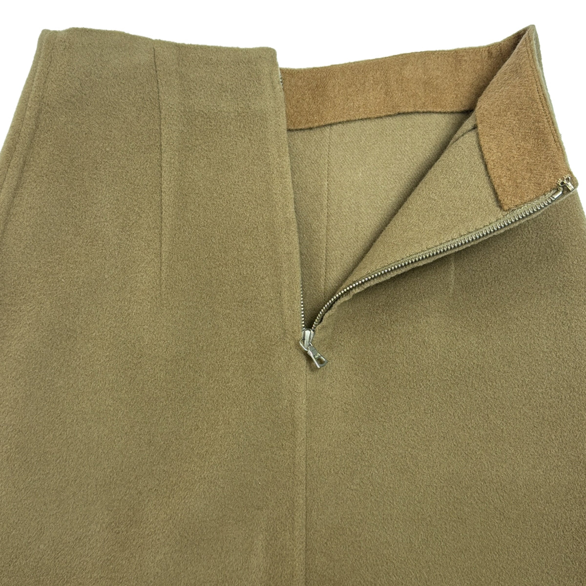 AURALEE | Beaver Melton Slit Skirt | 0 | Women's