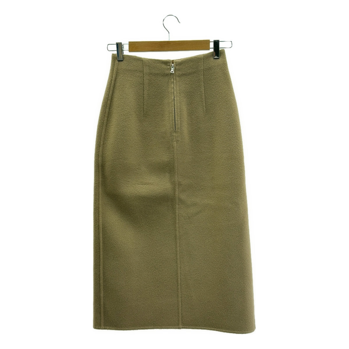 AURALEE | Beaver Melton Slit Skirt | 0 | Women's