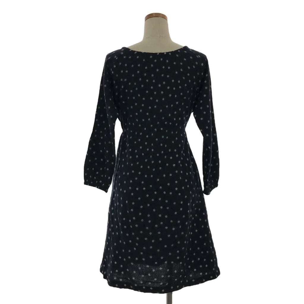 Umii 908 |羊毛圓點抽繩洋裝 | 2 |海軍 |女性的