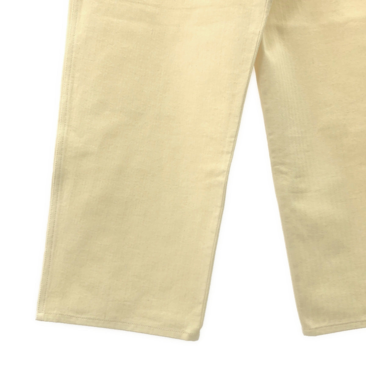 【新品】  MAATEE&SONS / マーティー&サンズ | 2023AW | UTILITY PT コットン ヘリンボーン ユーティリティ ベイカーパンツ | 1 | 生成り | メンズ