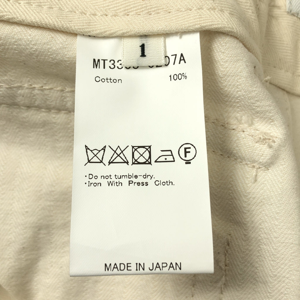 【신품】 MAATEE &amp; SONS / 마티 &amp; 샌즈 | 2023AW | UTILITY PT 코튼 헤링본 유틸리티 베이커 팬츠 | 1 | 생성 | 남성