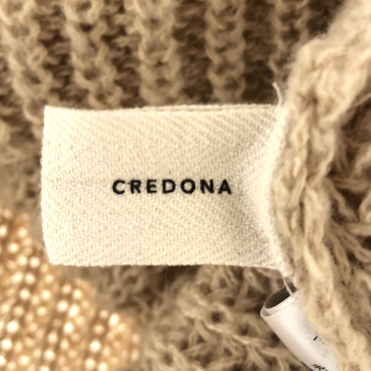 CREDONA / クレドナ | ルーズニットフーディ | F | レディース