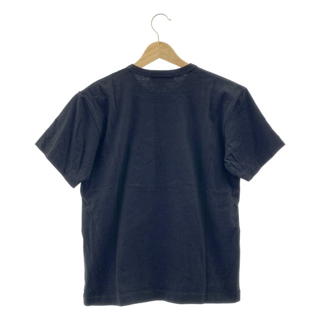 BLACK COMME des GARCONS / 블랙콤 데 걸슨 | 2019AW | 인쇄 가공 코튼 크루넥 컷소우 | M |