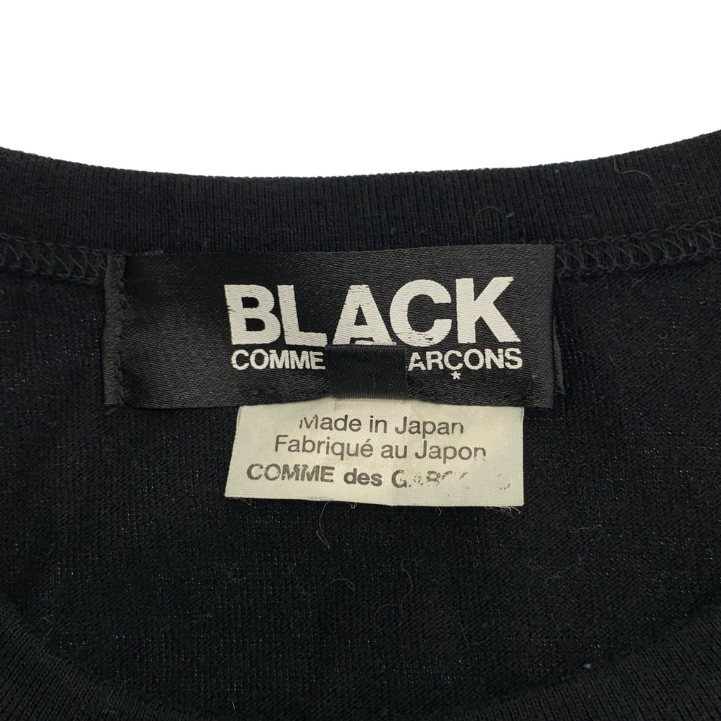 BLACK COMME des GARCONS / 블랙콤 데 걸슨 | 2019AW | 인쇄 가공 코튼 크루넥 컷소우 | M |