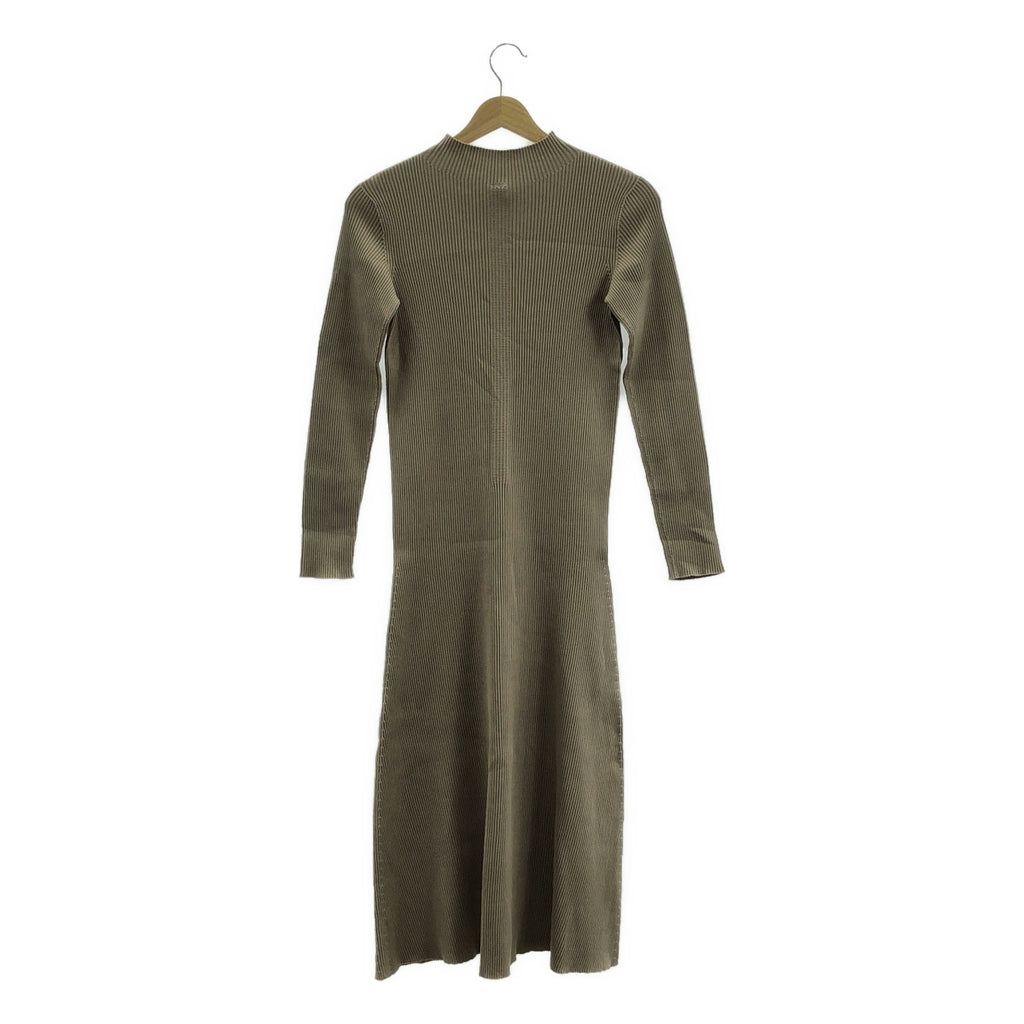 CFCL / シーエフシーエル | PORTRAIT DRESS 2 ポートレートドレス / リブ フレア ロングワンピース | 1 | ベージュ | レディース