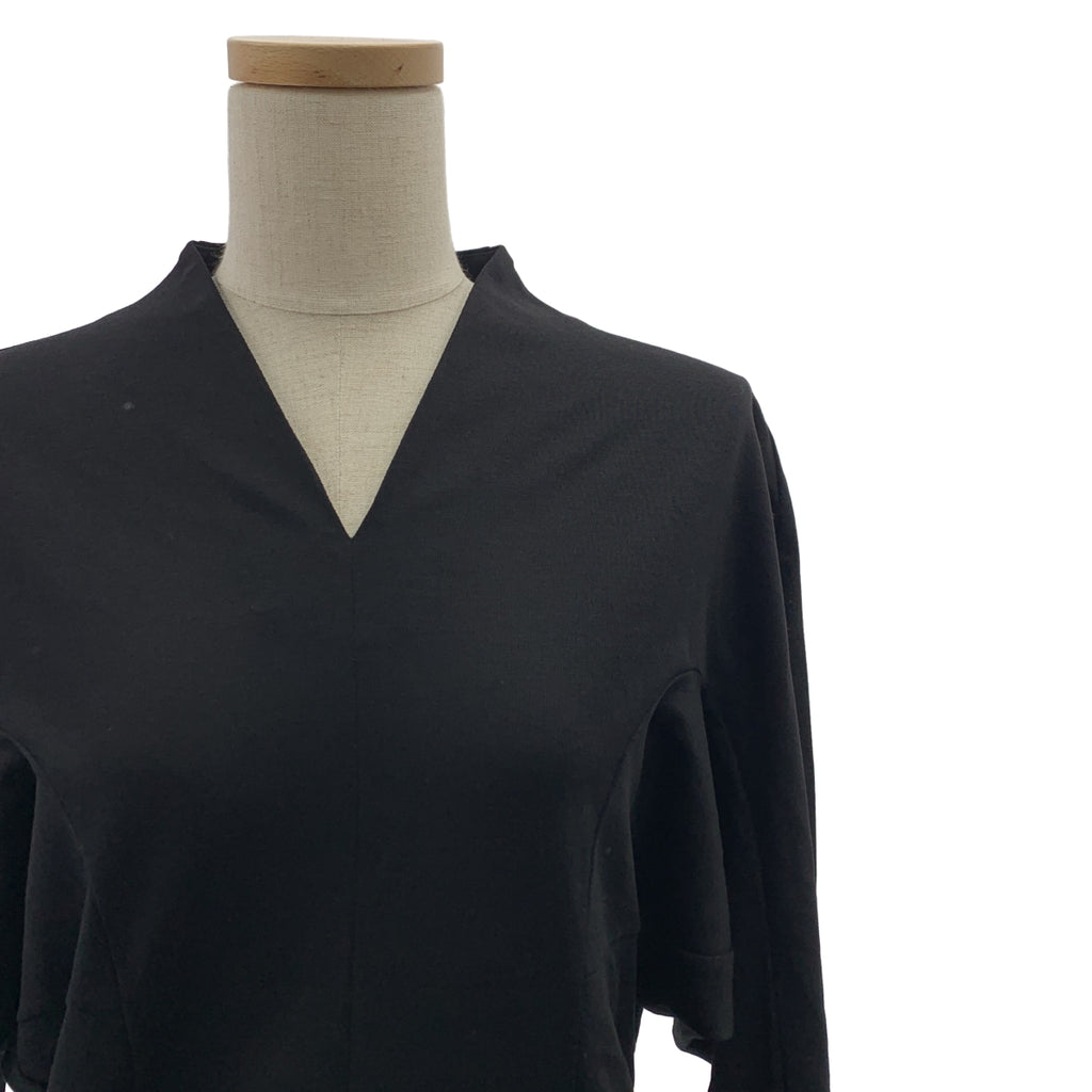 Mame Kurogouchi / マメクロゴウチ | 2022AW | V-Neck Classic Cotton Dress コットン Vネック ワンピース | 1 | レディース