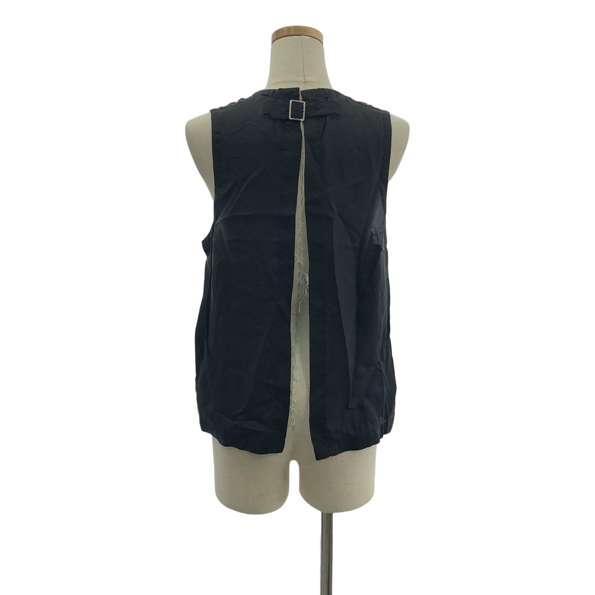 COMME des GARCONS / コムデギャルソン | 2015SS | フリル 装飾 バックオープン アジャスター ブラウス ベスト | S | レディース