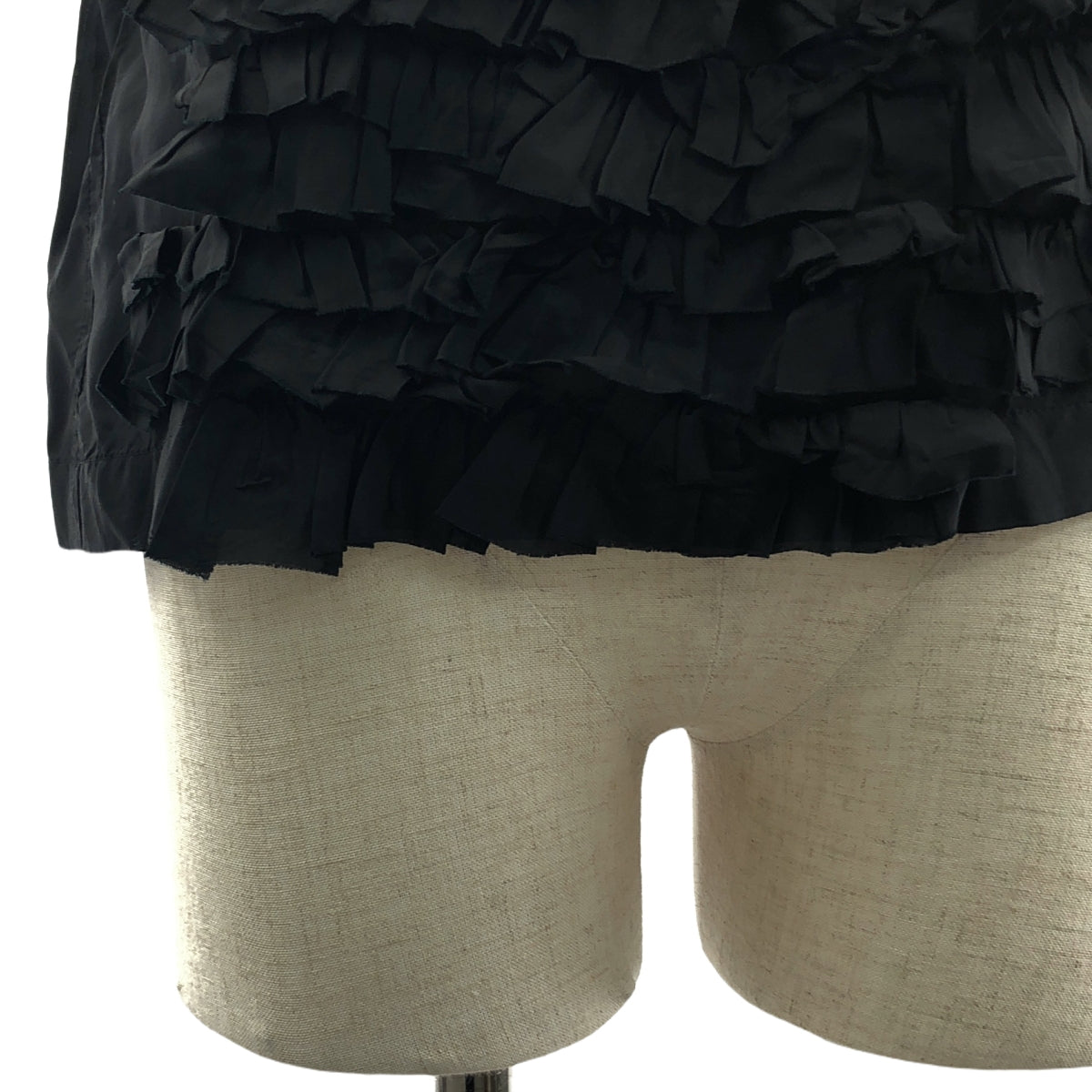 COMME des GARCONS / コムデギャルソン | 2015SS | フリル 装飾 バックオープン アジャスター ブラウス ベスト | S | レディース