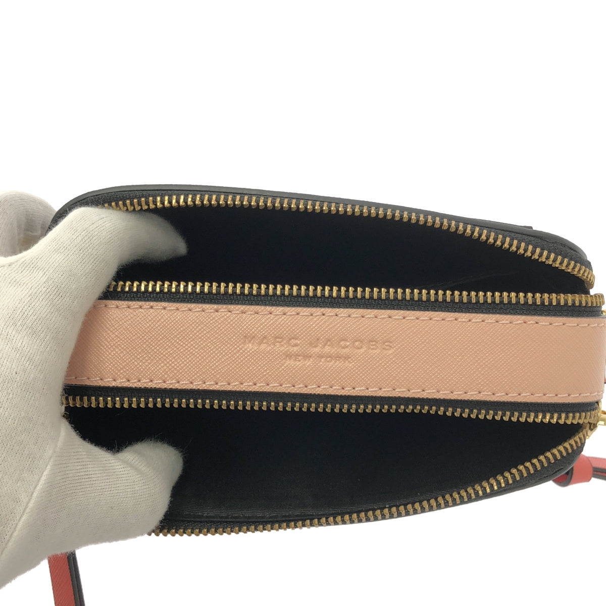 【미품】 MARC JACOBS / 마크 제이콥스 | THE SNAPSHOT / 더 스냅 샷 로고 숄더백 | 블랙 / 핑크 / 브라운 | 여성