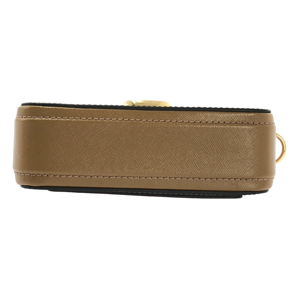 【成色極佳】MARC JACOBS THE SNAPSHOT Logo 單肩包 | 黑/粉/棕色 | 女士