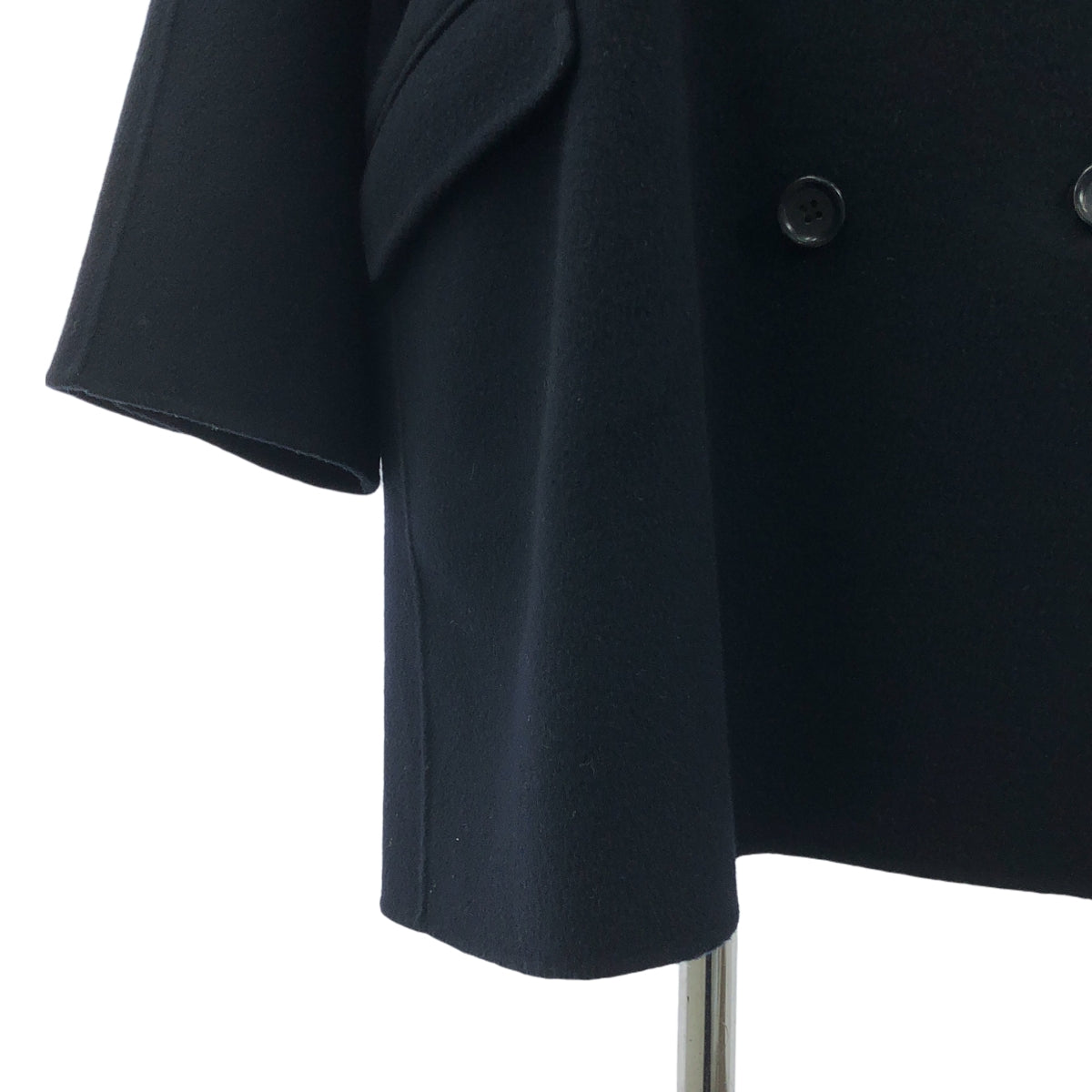 Plage / 플라주 | 2022AW | 해밀턴 와이드 컬러 쇼트 코트 | 36 | 네이비 | 여성