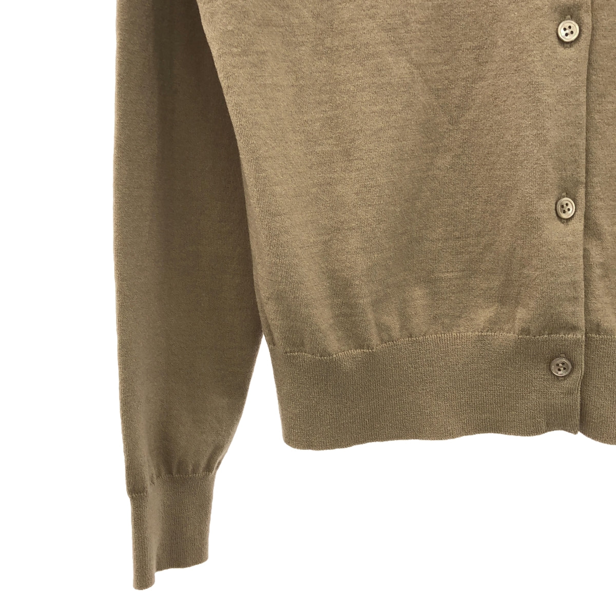 Deuxieme Classe / ドゥーズィエムクラス | 2023AW | Stretch Wool クルーネックカーディガン | F | ベージュ | レディース