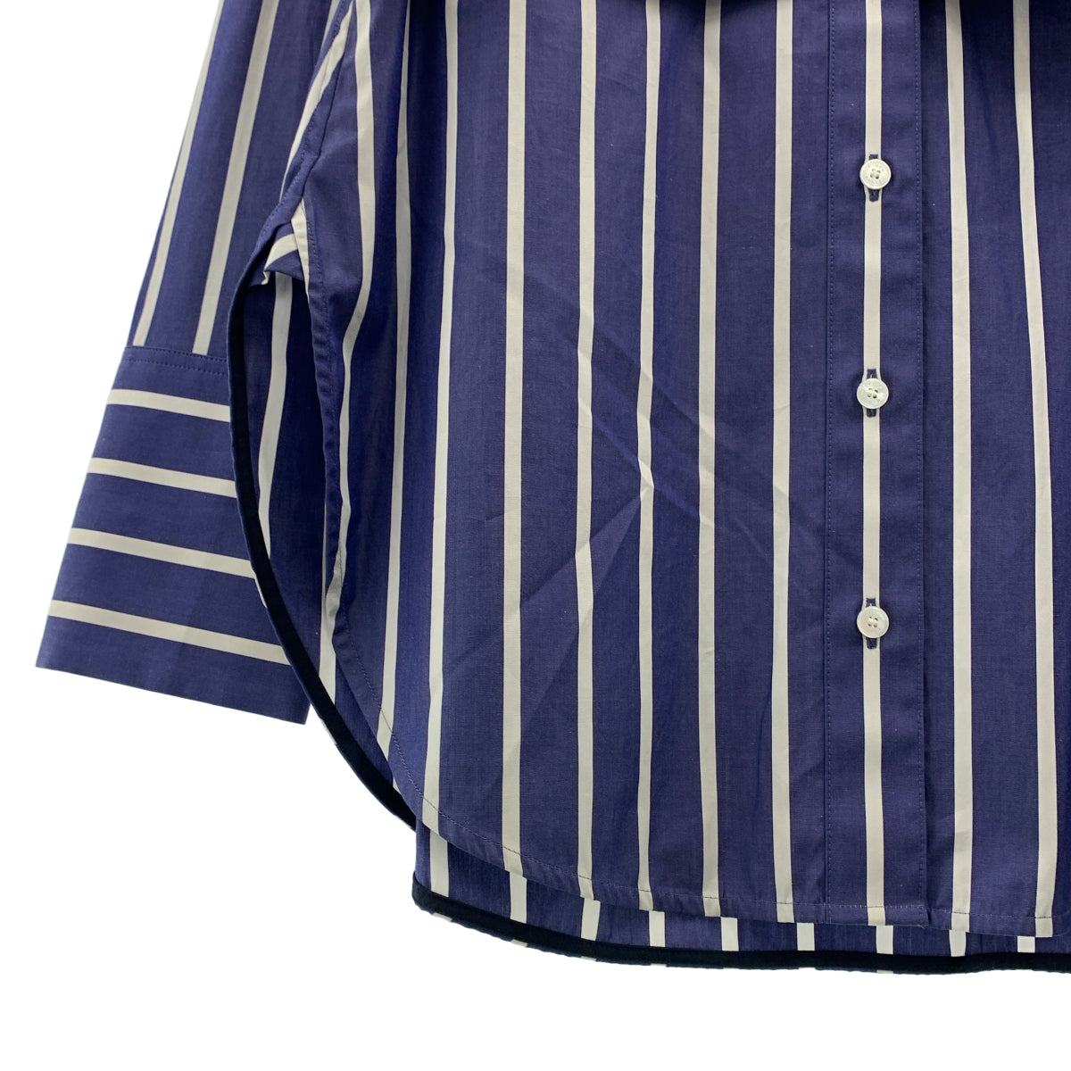 CINOH / Chino | 條紋疊層襯衫 | 尺寸 36 | 女款