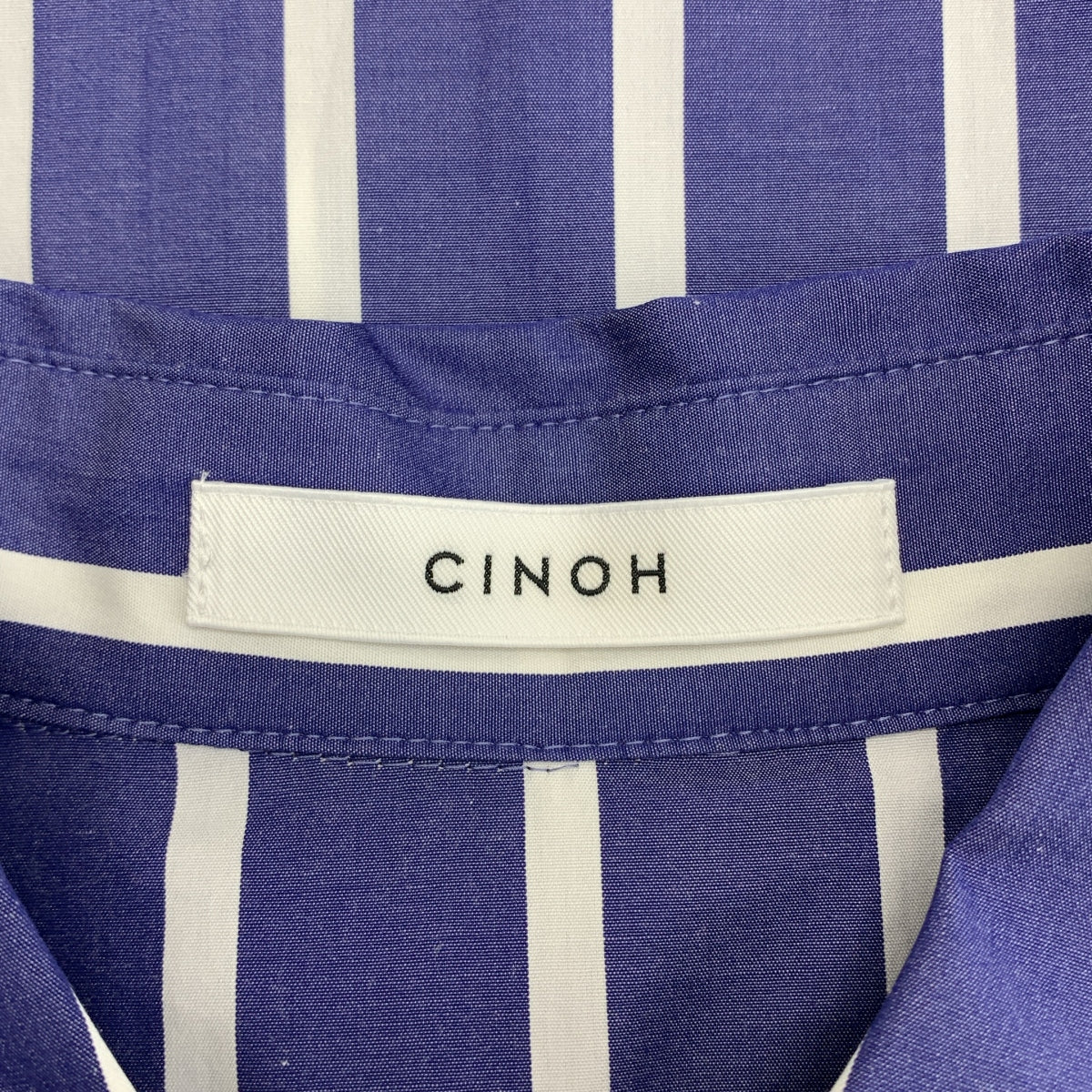 CINOH / Chino | 條紋疊層襯衫 | 尺寸 36 | 女款