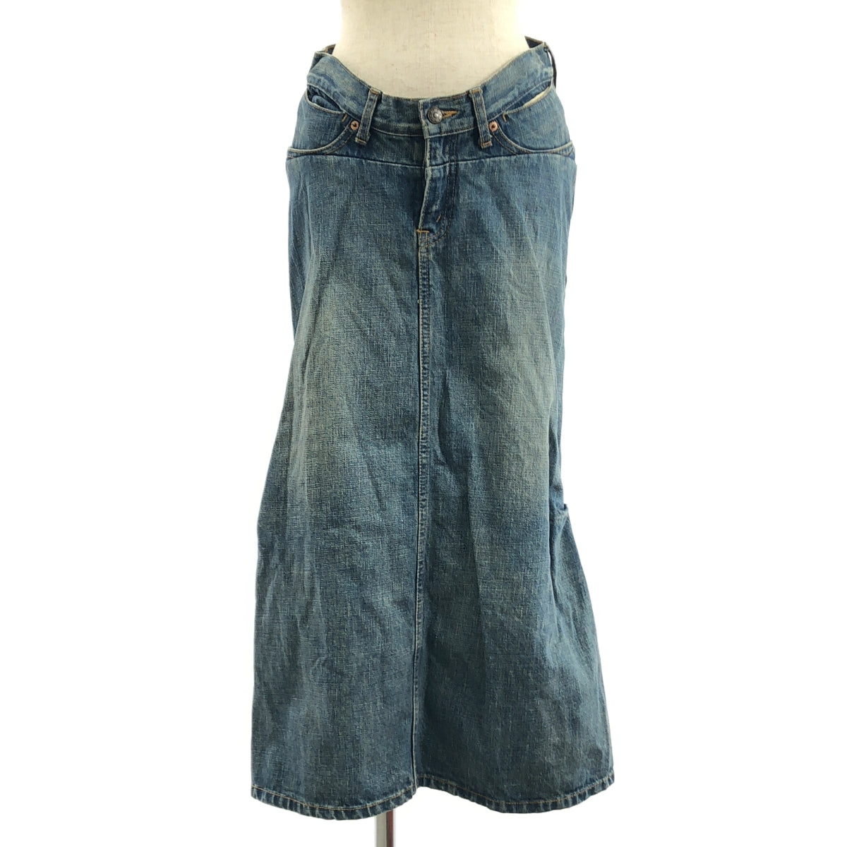 JUNYA WATANABE COMME des GARÇONS / 渡邊淳彌 | Junya Watanabe 2004 秋冬 |瘋狂圖案人魚牛仔裙| SHOPBOP S 號 |女性的