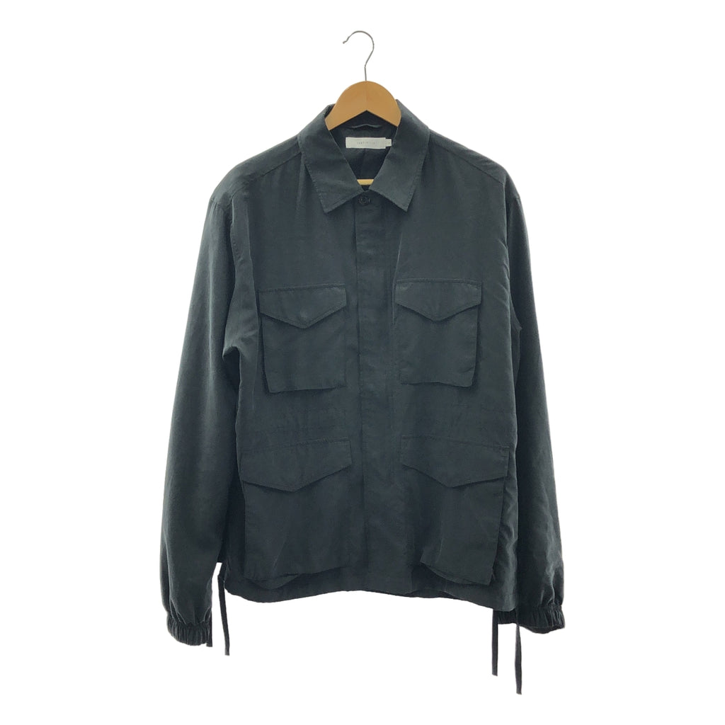 SANDINISTA / 샌디니스타 | 레이온 오버 실루엣 재킷 블루존 | L |