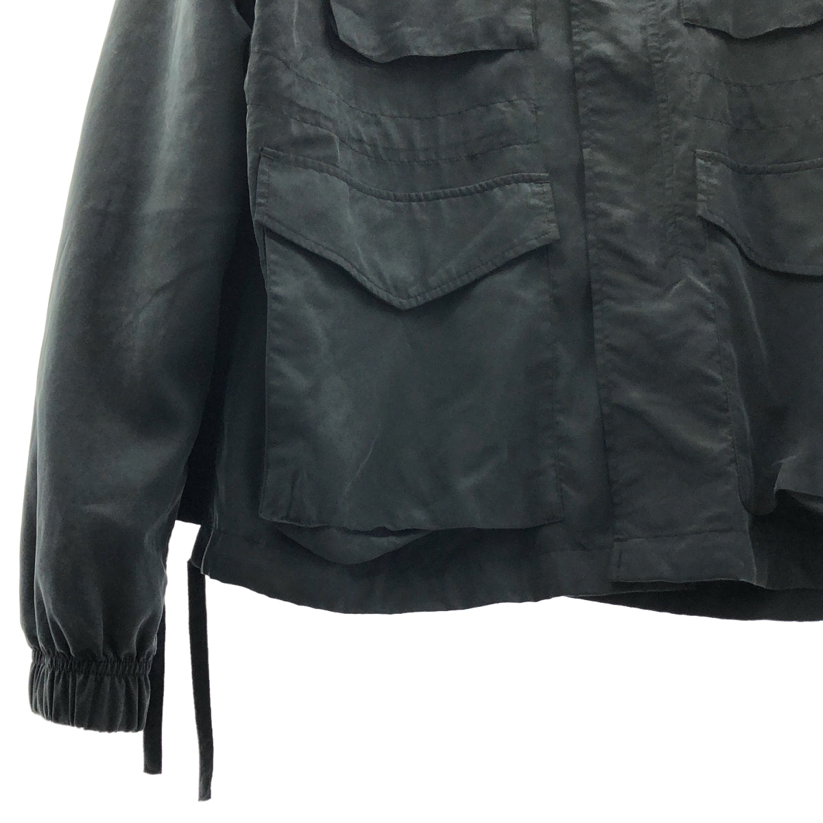 SANDINISTA / 샌디니스타 | 레이온 오버 실루엣 재킷 블루존 | L |