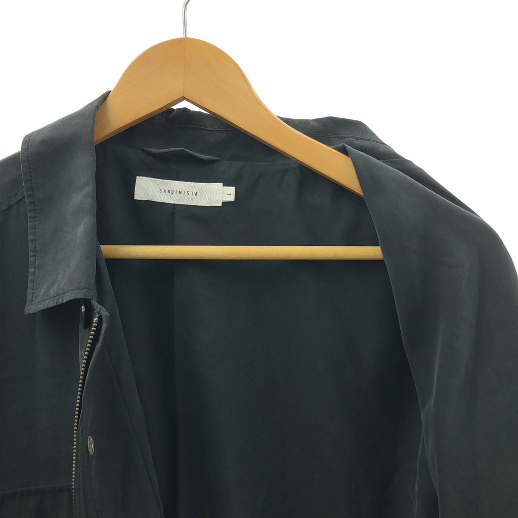 SANDINISTA / 샌디니스타 | 레이온 오버 실루엣 재킷 블루존 | L |