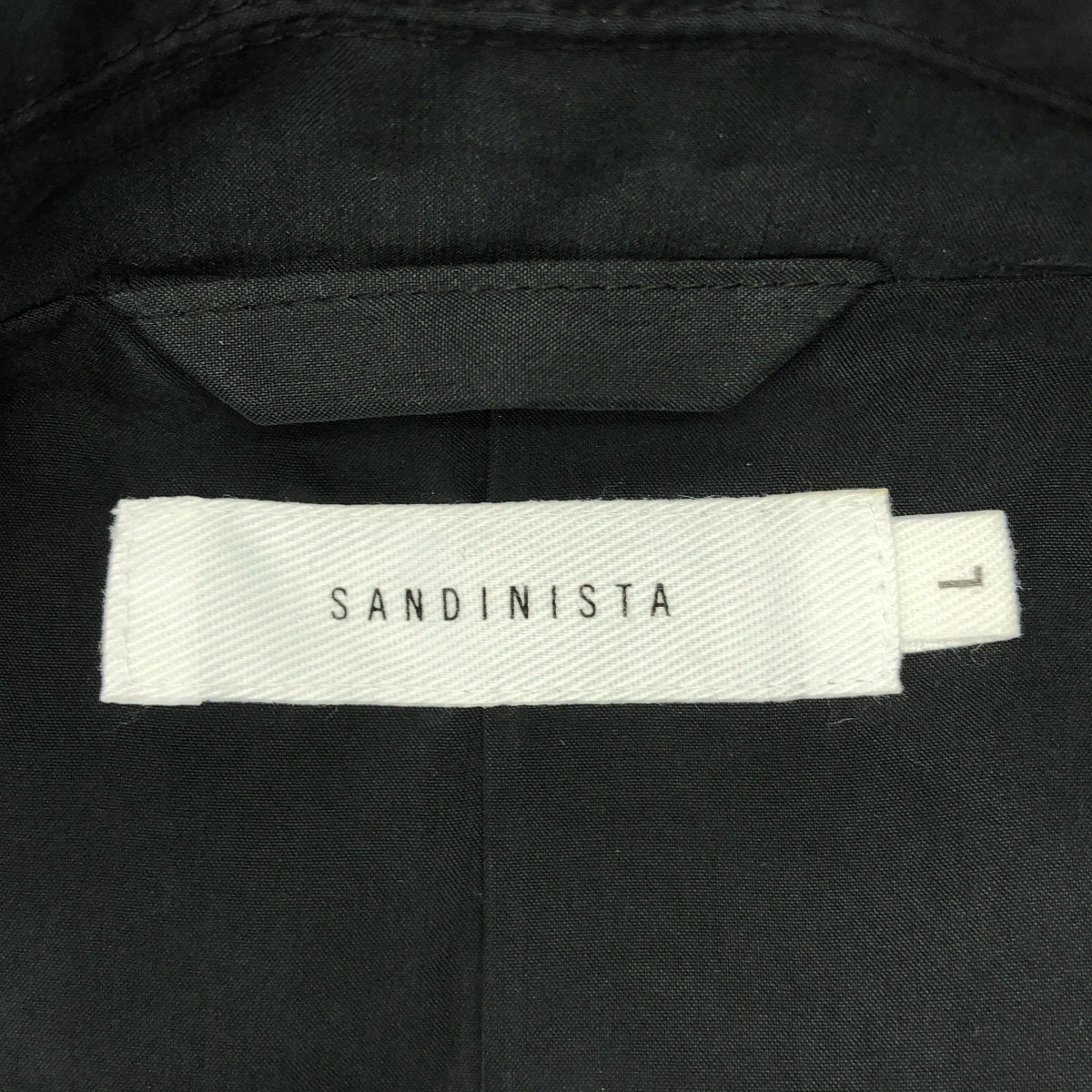 SANDINISTA / 샌디니스타 | 레이온 오버 실루엣 재킷 블루존 | L |
