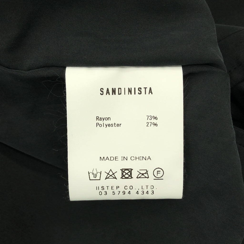 SANDINISTA / 샌디니스타 | 레이온 오버 실루엣 재킷 블루존 | L |