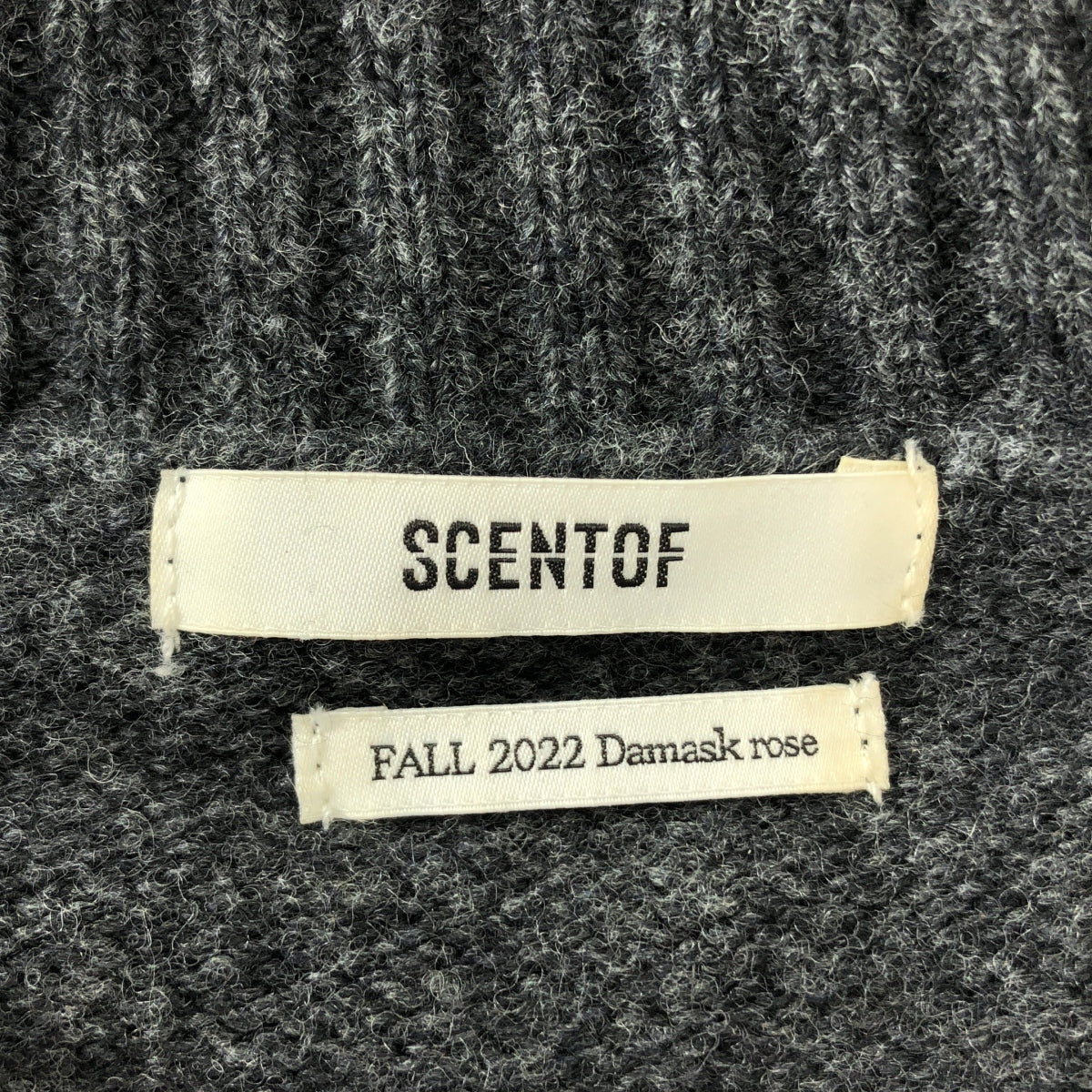 SCENTOF / セントオブ | ウール カシミヤ タートルネック プルオーバー ニット | グレー | レディース