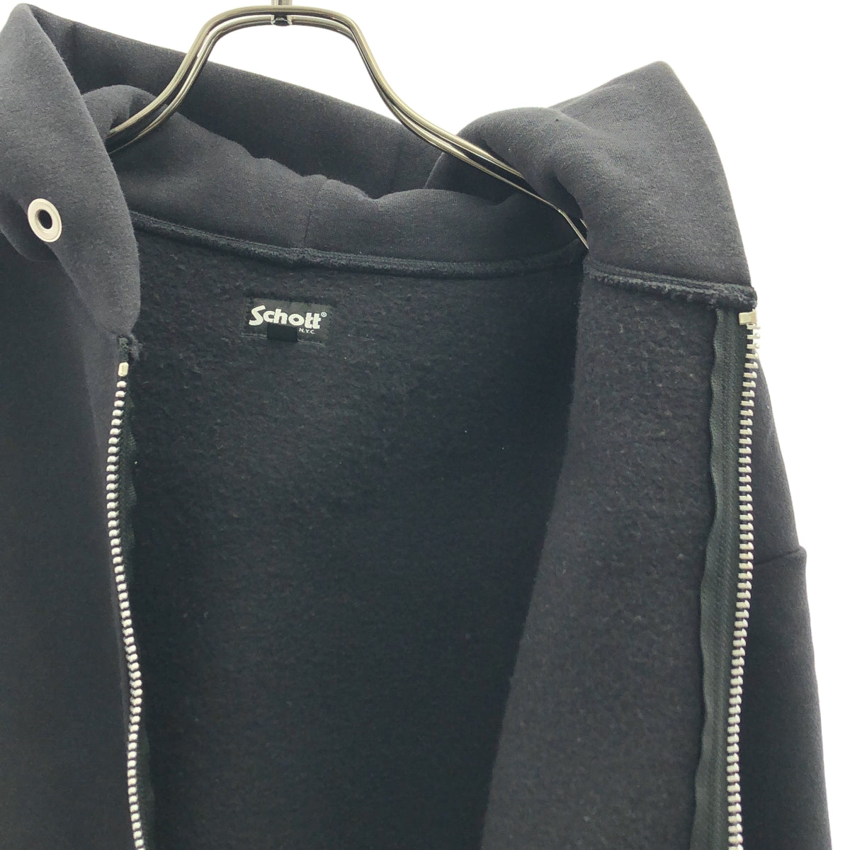 SCHOTT / Shot | 加厚拉鍊連帽衫 | M碼 | 男款