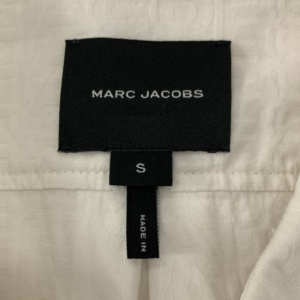 MARC JACOBS / マークジェイコブス | 総ロゴ ジャガード オーバーシルエット レギュラーカラー シャツ | S | メンズ