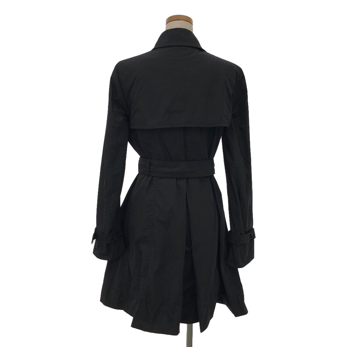 WEEKEND MAX MARA / ウィークエンドマックスマーラ | ベルテッド トレンチコート | 42 | ブラック | レディース