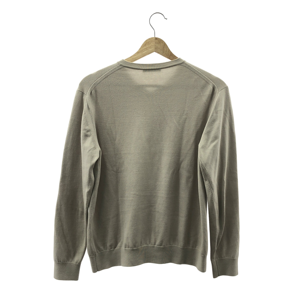 UNITED ARROWS / ユナイテッドアローズ | コットンハイゲージ クルーネック | S | ベージュ | メンズ