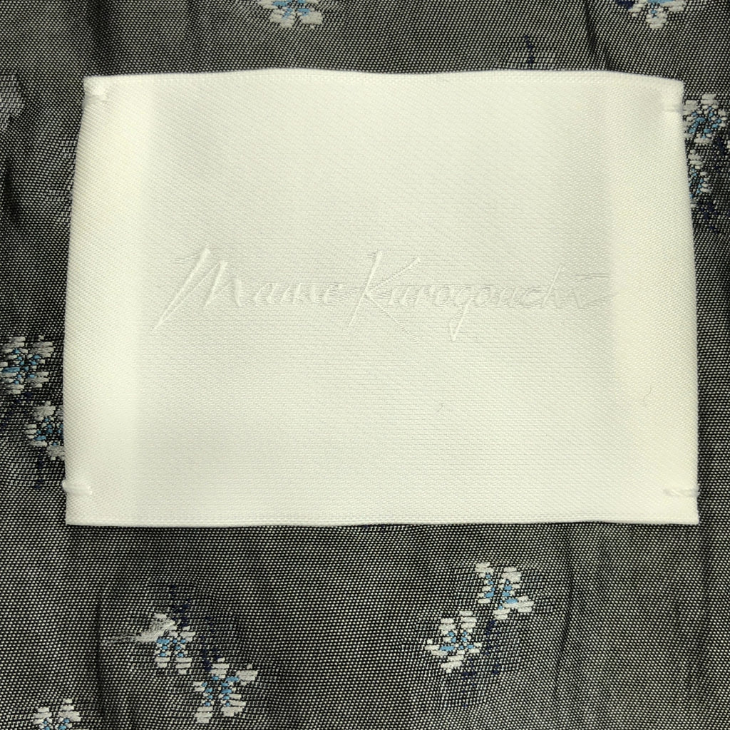 Mame Kurogouchi / マメクロゴウチ | 2021AW | 金木犀 フラワー エンブロイダリー ノーカラー ジャケット | 1 | レディース