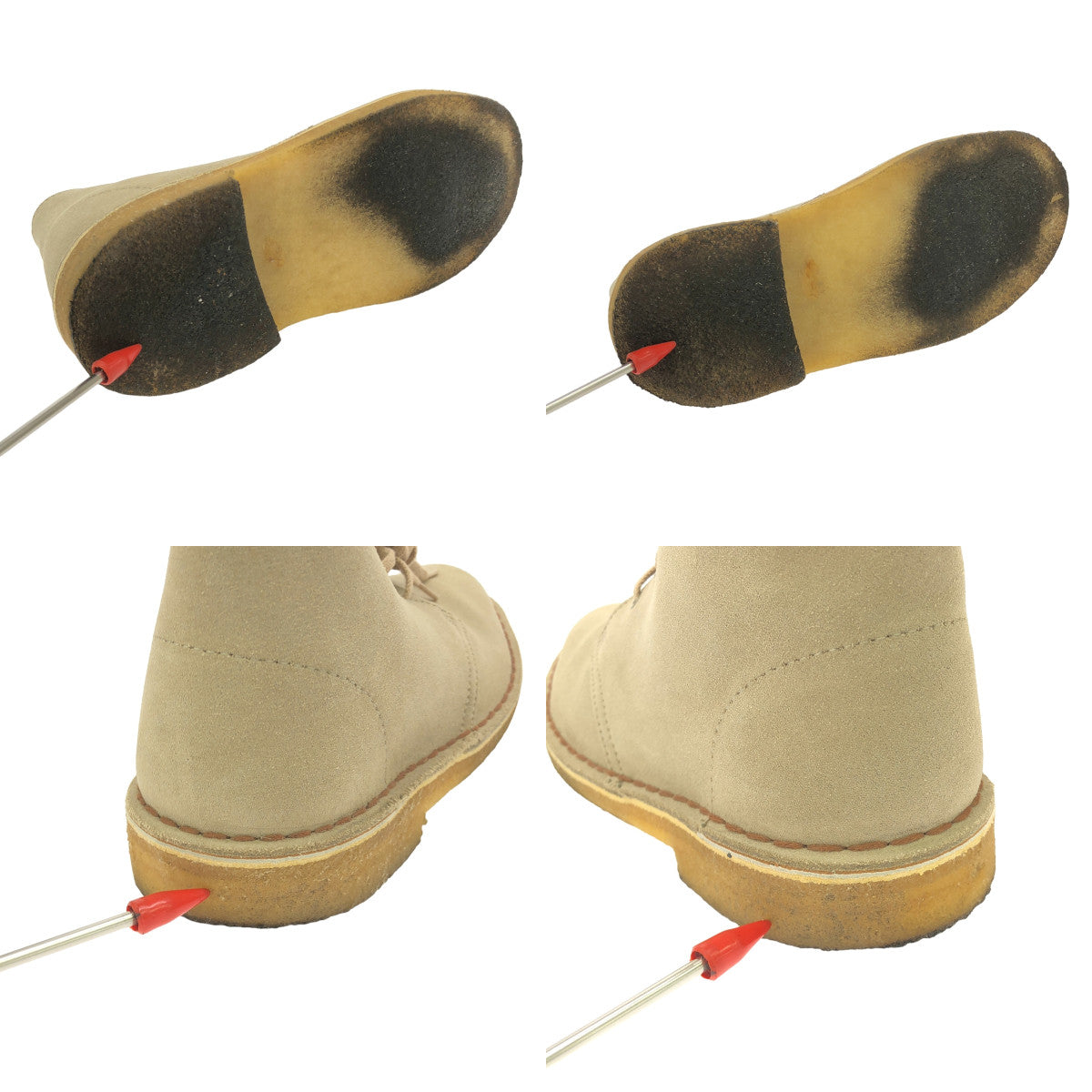 clarks / クラークス | Desert Boot スエード チャッカ デザート ブーツ | UK5 | ベージュ | レディース